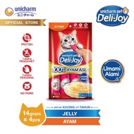 Deli-Joy Snack Kucing Basah 14g - Jelly Rasa Ayam