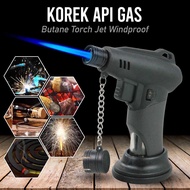 Pemantik Korek Api Gas Butane Torch Jet Windproof / Mancis Jet Anti angin / korek jet besar