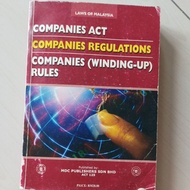 LAWS OF MALAYSIA COMPANIES ACT