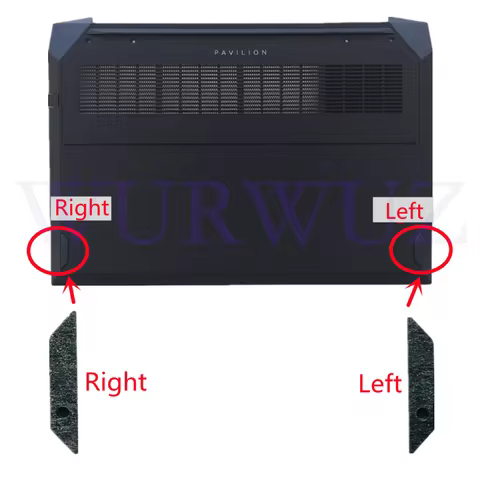 New Original Laptop Bottom Case Foot Pad For HP Pavilion Gaming 15 15-EC TPN-Q229