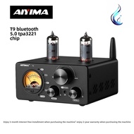 AIYIMA T9 Bluetooth 5.0 Vacuum Tube Amplifier 100W×2 Stereo Receiver HiFi USB DAC Home Audio Amp wit