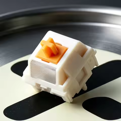 XLLAB x HMX Citrus Silver V2 Switch Upgrade lubrication method Concentrated Clacky Switches Linear Q