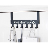 Clothes hanger mounted behind the door, very beautiful Nice Day door hanger -Elliver