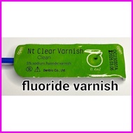✧ ▤ Fluoride Varnish - Nt Clear Varnish 5% sodium fluoride varnish 0.4ml Denbio Korea
