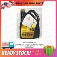 HONDA 0W-20 ENGINE OIL (4L) (FULLY SYNTHETIC) (ORIGINAL)