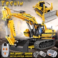 Yeshin 20008 Technic serie lepin 20007  bulldozer building blocks Brick Compatibles 8275 8043 christ