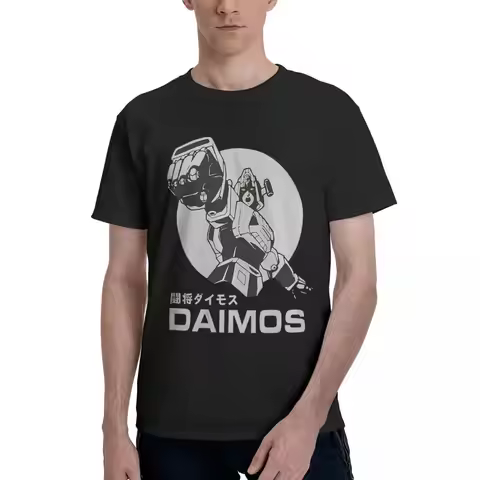 Daimos 100% Cotton Casual Breathable Confortable Summer Short Sleeve T-Shirt Men's Wear