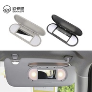 Car Sun Visor Mirror Cover Sunshade Makeup Mirror Cover Accessories Replacement For BMW Mini Cooper 