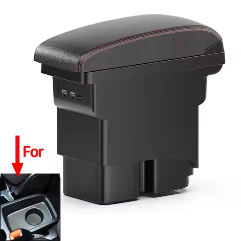 Armrest For Ford Fiesta 2009-2017 For Ford Fiesta MK7 Car Arm rest Storage box Car interior accessor