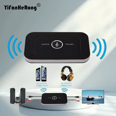 AUX 3.5mm Hifi Wireless Audio 2 in 1 Bluetooth-Compatible 5.0 Transmitter Receiver A2DP Audio Adapte