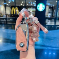 For BMW TPU Car Remote Key Case Holder Keychain Protector for BMW M60/iX1/iX2/iX3/XM/i4/i5/i7 Key Co