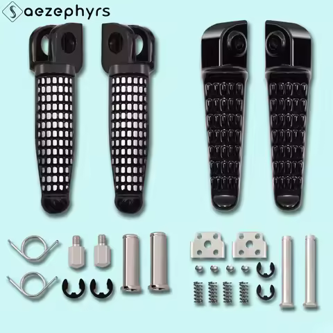Motorcycle Front Rear Footrests Foot pegs For Kawasaki Ninja ZX6R ZX10R 650R ER-6N Z750 Z1000 zr800 