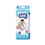 Combo 1 Bag of Lex Baby Diapers Size M56 L54 XL50 XXL48 for Baby, Soft, Smooth, Good Absorbency