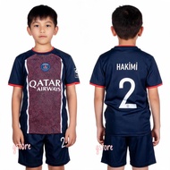 Ps9 navy children's soccer jersey set, the most complete motif soccer jersey, the latest quality, qu