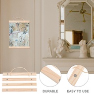 Magnetic Pine Wood Frame for Posters Easy to Assemble 21cm/8 26in x 51cm/20 07in