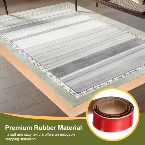 1/2m Floor Transition Strip Self Adhesive Floor Cover Strips Laminate Edge Trim with Wood Grain for 