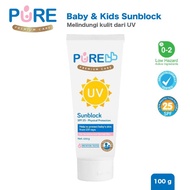 Pure baby kids Sunblock for children 100 grams purekids