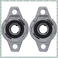 (SZHA) 2X FL001 Zinc Alloy 12mm Bore Self Aligning Pillow Block Bearing Flange