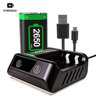 Xbox Series X/S and One X/S Controller Battery Charger with 2 x2600mAh Rechargeable Battery