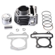 ATV gy6 61mm piston ring set with block