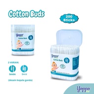 Yoppo Baby Cotton Buds 200 Sticks Cotton Buds Spoon Spiral Cotton Buds Baby Cotton Buds/