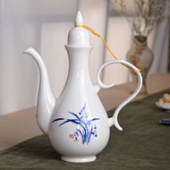 Ceramic Wine Jug Pour Wine Bottle White Wine Pour Wine Jug Wine Dispenser Antique FXF4
