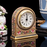 英國製wedgwood富貴黃金果園1992年精緻骨瓷時鐘座鐘