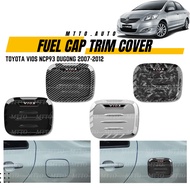 MTTO Toyota Vios NCP93 Dugong 2007-2012 Exterior Car Fuel Cap Trim Cover Accessories