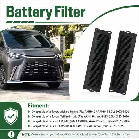 For Lexus LM350h LM500h Toyota Alphard Vellfire 2023 2024 2025 2026 HV Battery Intake Filter Accesso
