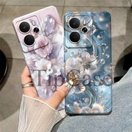 Softcase For Realme 14 / 14T 5G - C75 / C75X - Note 60 / Note 60X Casing Procamera Floral Motif