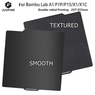 Build Plate for Bambu Lab X1 P1P A1 PEI Sheet Smooth Pei Textured Pei Sheet 257x257 for Bamboo Lab X