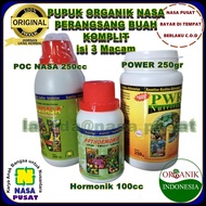 Pupuk NASA pelebat buah 1 paket POC NASA 250cc Power nutrirsi 250 Hormonik 100 / pupuk Perangsang bu