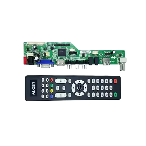 Burn Free Program Universal V59/V56 Universal TV Motherboard 17/19/22/24/27/32 Inch Driver Board