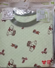 Uniqlo Winnie the Pooh 嬰兒保暖睡衣 90碼