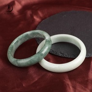 Marbit Green Jade Bangle Bracelet Charm Fine Jewelry Accessories Gifts For Women FHS