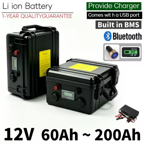CN-12V 60Ah 80Ah 120Ah 150Ah 180Ah 200Ah Lithium ion battery for trolling motor boat propeller water