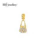 MJ Jewellery Gold Bag Charm P64 , 375 Gold & 916 Gold