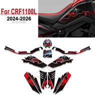 2024-2026 Motorcycle For Honda Africa Twin CRF 1100L 1000 L CRF1100L CRF1100 Sports Tank Pad Cap Fai