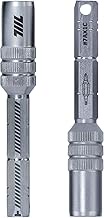711L 1/4" Magnetic Bit Extension T-Handle L-Handle | 15mm Deep Socket for Double-Ended Bits | Mini R