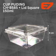 Cup Puding Ch-8585+Lid 150Ml Cetakan Dessert Cup Jelly Cup (1000Pcs)