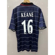 Top quality 1999/00 season Manchester United Beckham Keane away retro jersey