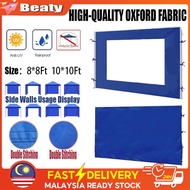 Malaysia Spot High-Quality 8x8Ft  10x10 Ft Canopy Side Wall Only Transparent Canopy Fabric Canopy Si