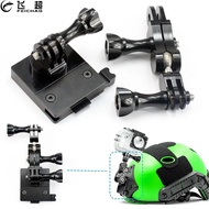 【Worth-Buy】 Aluminum Alloy Helmet Fixed Mount Buckle Adapter For Xiaoyi Action Camera Holder Nvg Base Photo Video Accessories