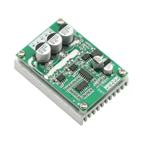 500W 15A DC 12-36V Brushless Hall Free Motor Driver Board High Power Motor Foward Reverse Speed Cont