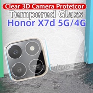 Clear Diamond 3D Curved Tempered Glass Camera Cover For Honor X7d X 7d HonorX7d X6C 4G 5G 2025 Full 