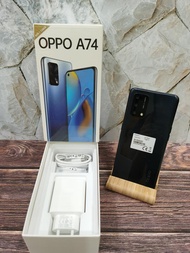 OPPO A74 - RAM 8/128 - FULLSET - SECOND GRADE A