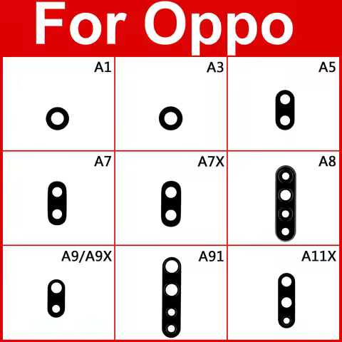 Rear Camera Glass Lens For OPPO A1 A3 A5 A7 A8 A9 A11 A11S A11X A12 A91 K3 K5 K7X A1K AX5 Back Camer