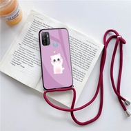 [SS] Softcase glass kaca Sling OPPO A53/A33 [M264] Baby Cat - Softcase OPPO A33 - Kesing OPPO A53 - 