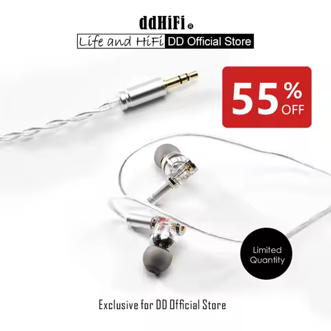 [Super Deal] DD ddHiFi Exclusivity Janus2 (AE) Single DD Earphones with Dual Sockets, 3.5mm/0.78 2Pi