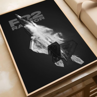 1pc American Fighter A10 F22 F14 F15 F16 Apache Poster Self-adhesive Art Waterproof Paper Sticker Ho